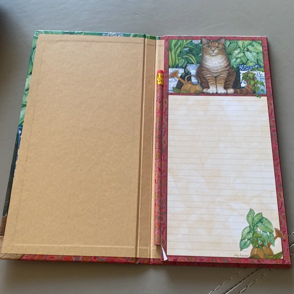 Large cat ledger pad and pencil by Legacy - Picture 2 of 3